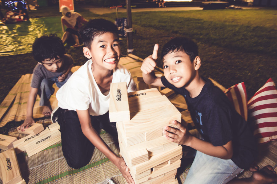 A variation of old school giant games for your selection - Five Stones, Pick up sticks etc!